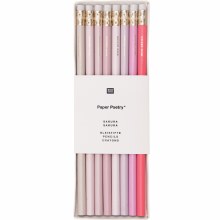 Pencil Set, All Pink Shades, 8 Pack