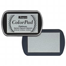 ColorPad Ink Pad, Metallic Platinum