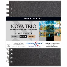 Nova Series Hard-Cover Sketch Books, Mixed Sheets, 6" x 8"
