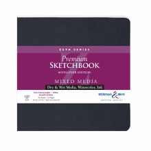 Zeta Series Soft-Cover Sketch Books, 7.5" x 7.5"